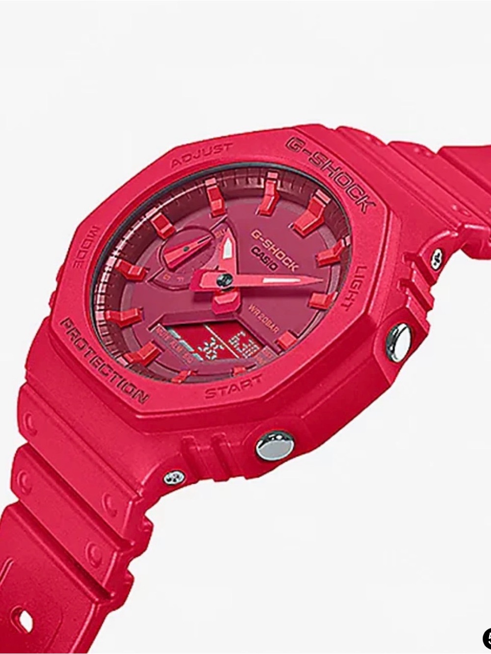 Casio G-Shock Vibrant Red Resin Sport Watch